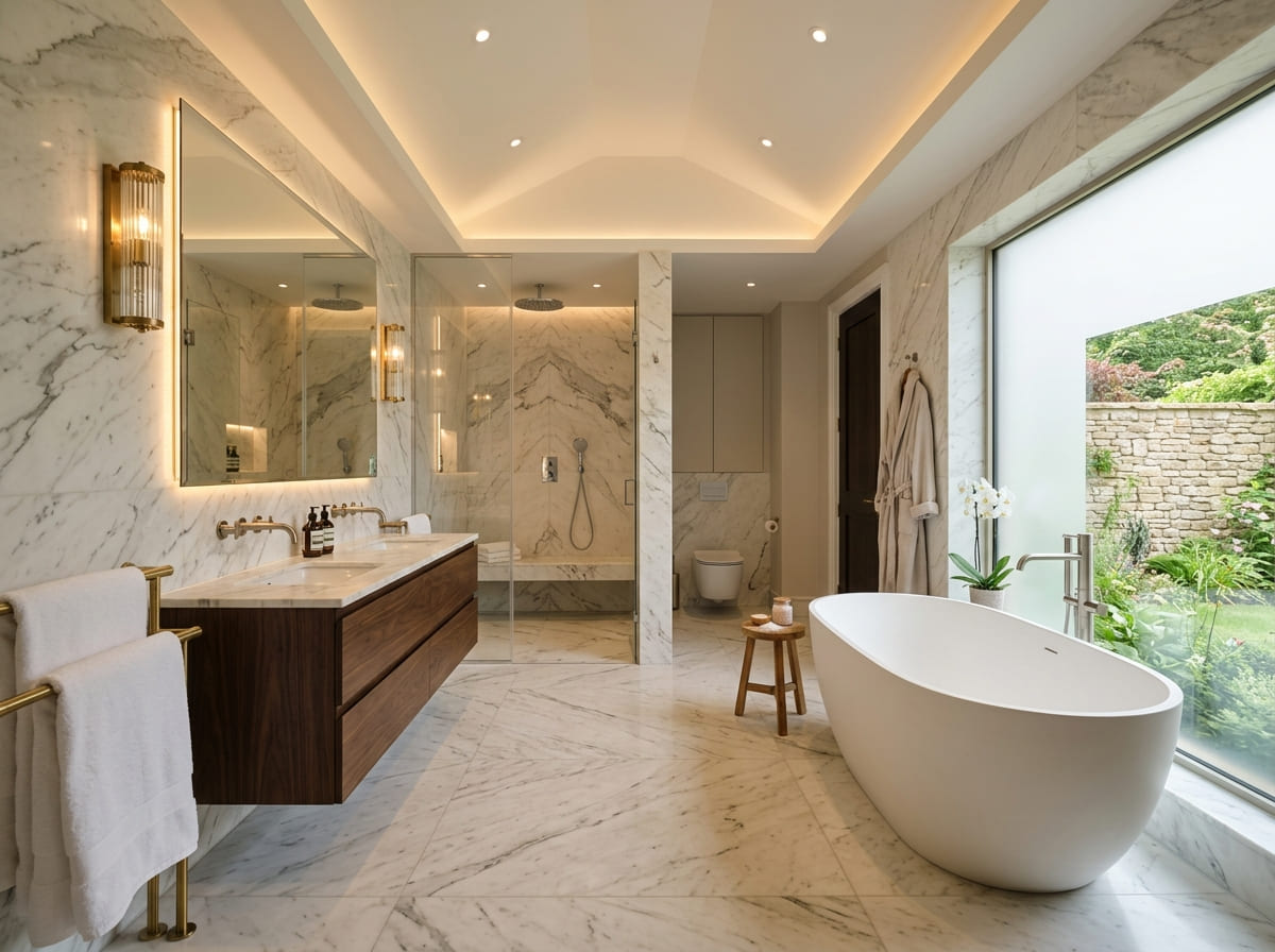 Custom Bathroom Renovation in Anson