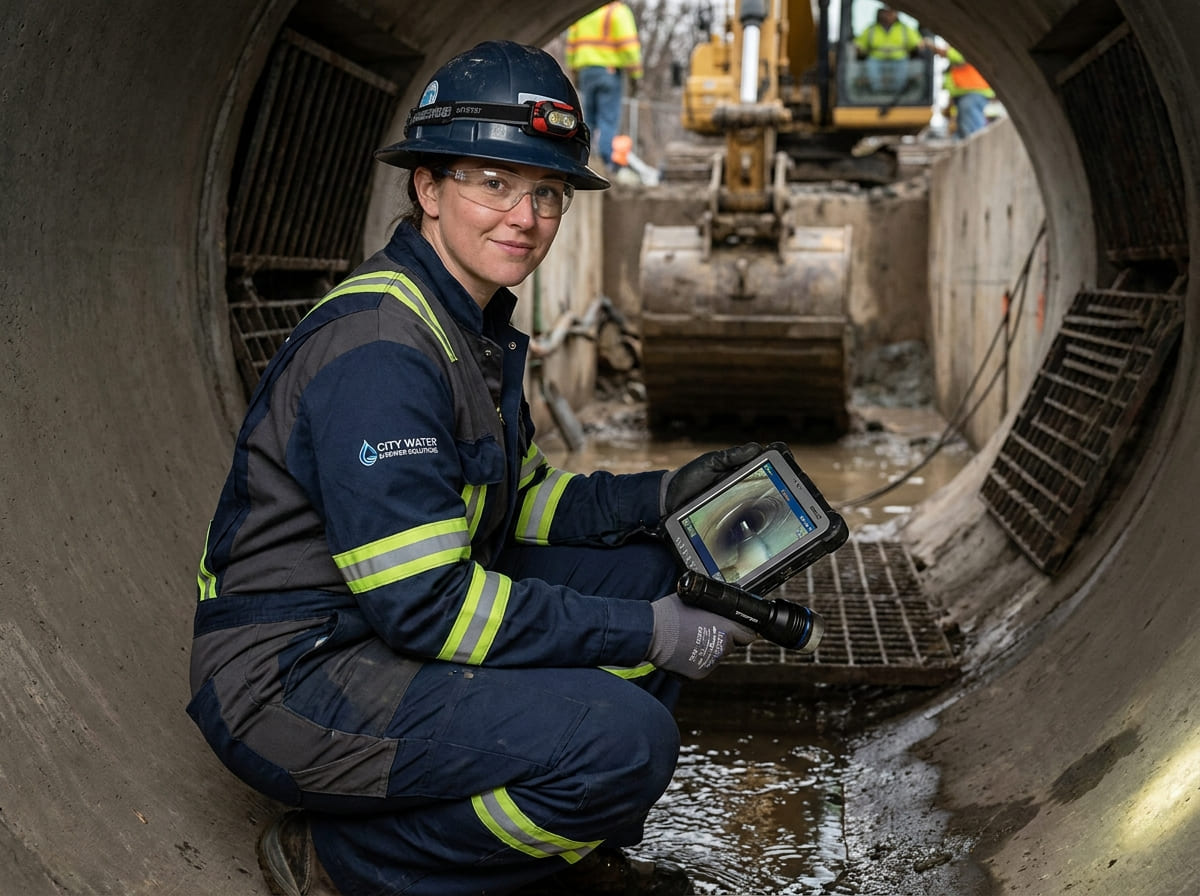 Sewer Line Inspection & Replacement in Anson