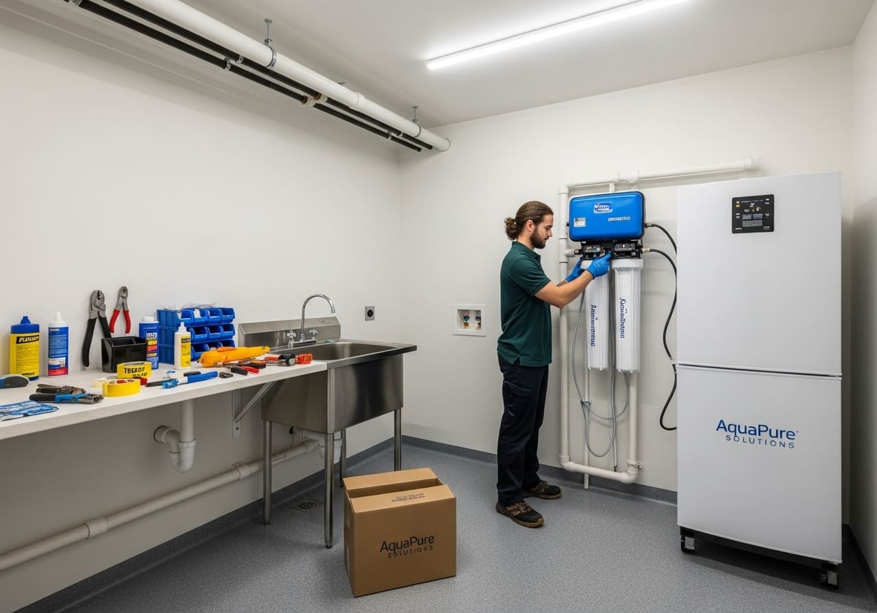 Tankless Water Heater Installation in Anson